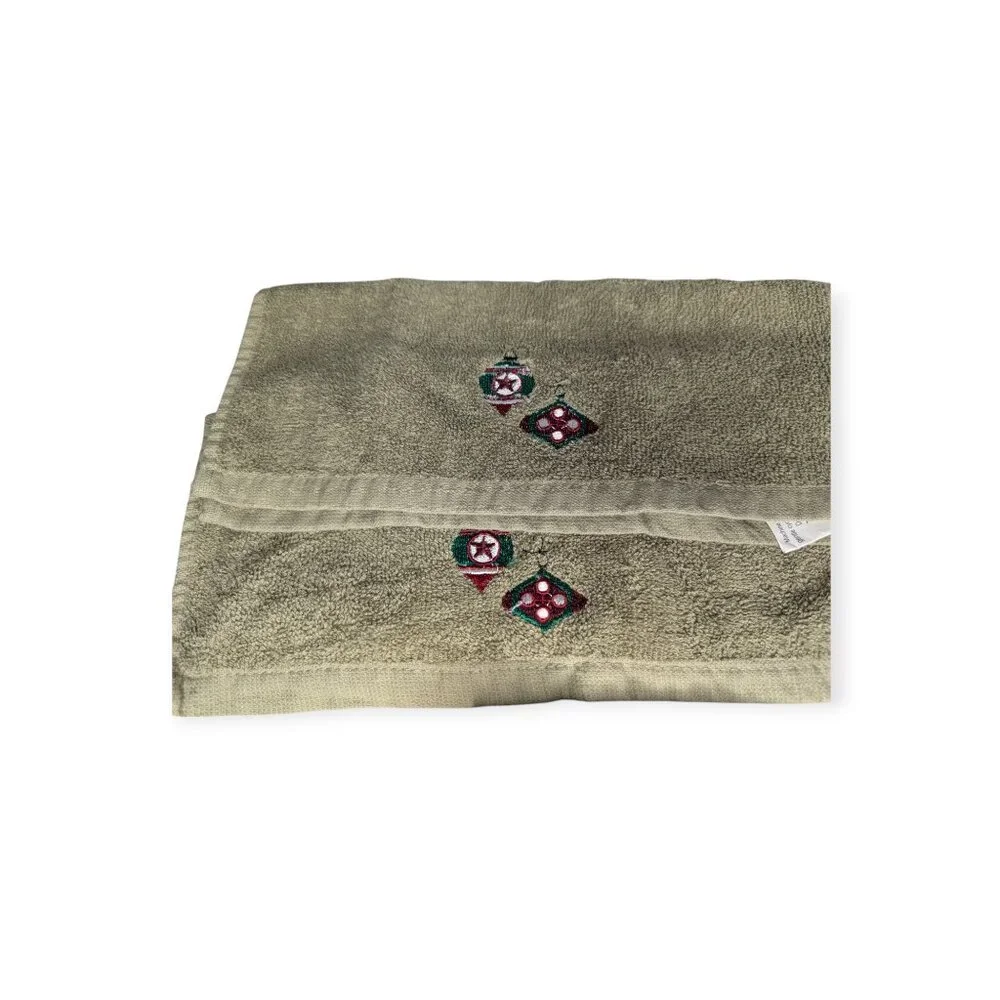 Aussino 100% Cotton Christmas/Winter Themed Terry Cloth Wash Cloths Set Of 6